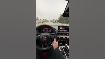 2024 Honda Civic FL5 Type-R Downshifts & Auto Rev Match  #shorts #pov #manual #typer #fl5