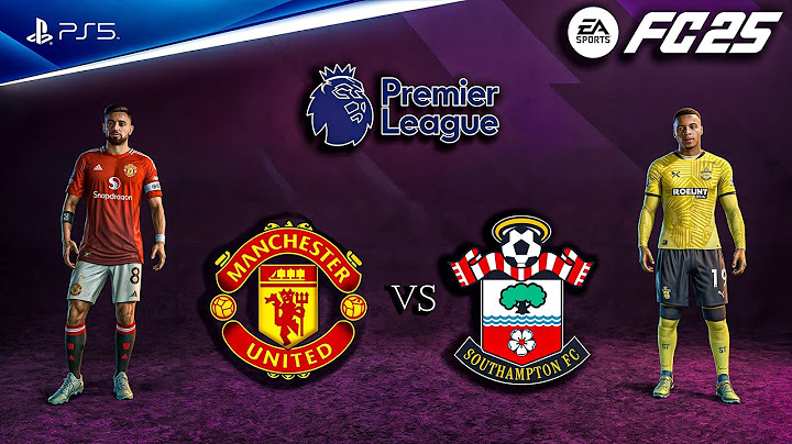 FC 25 - Manchester United vs. Southampton | Premier League 24/25 Full Match | PS5™ [4K60]