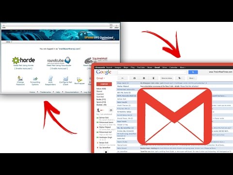 Send & receive webmail emails using gmail | Save hosting storage