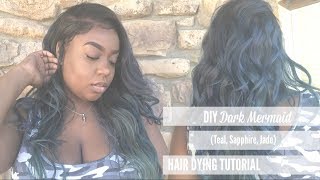 DIY Teal/Sapphire Hair | ft. Ion Color Brilliance
