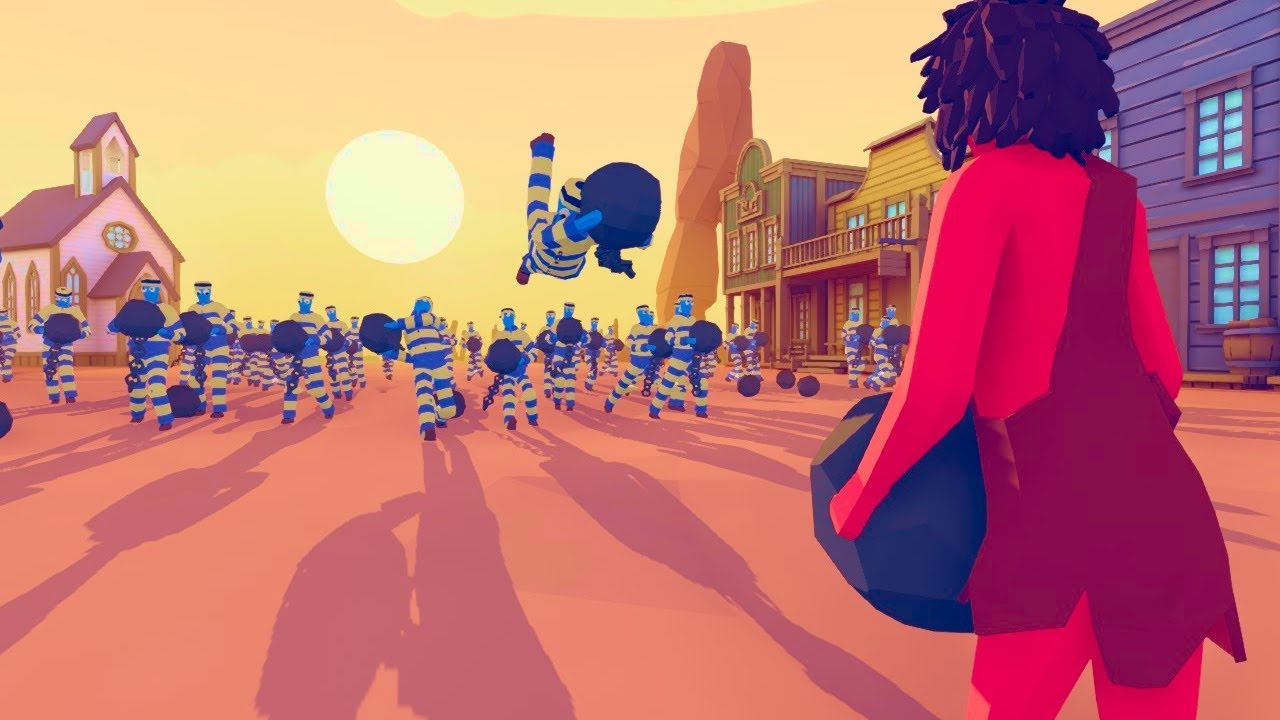 50 Ball n' Chain vs 100 Stoner in TABS with Wild West Fraction Update