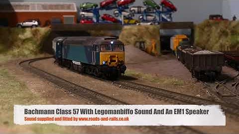 Bachmann Class 57 With Legomanbiffo Sound And An EM1 Speaker In The Tanks
