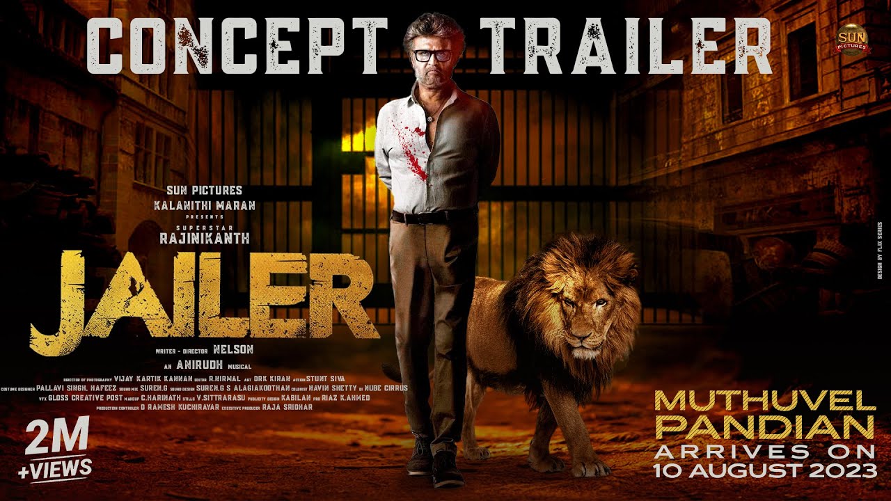 Jailer   Official Trailer  Superstar Rajinikanth  Sun Pictures  Nelson  Anirudh