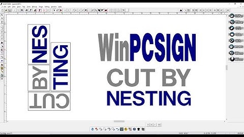 WinPCSIGN 2018 - Nesting