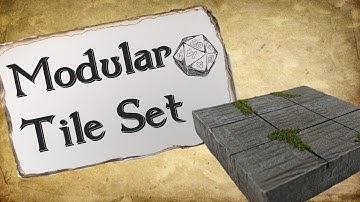 How to Make Modular Tile Sets for D&D | Overgrown Brick Roads