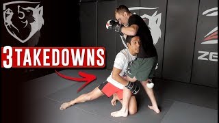 3 Ways to Set Up the Double-Leg Takedown in MMA