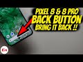 Google Pixel 8 &amp; 8 Pro How to Go Back, Disable Gestures &amp; Bring Back On Screen Navigation Buttons!