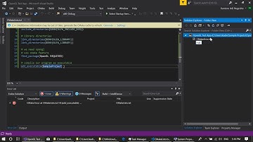 Setting Up OpenGL CMake based Project in Visual Studio 2017 using GLEW and GLFW - Part2
