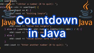 Countdown using IF conditions in Java