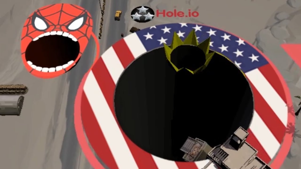 Hole.io Map Control: 100.00% - Big Hole WORLD RECORD Hunting for ...