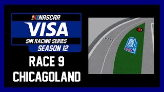 ROBLOX NASCAR Visa Sim Racing Series Season 12 Race 9 @ Chicagoland