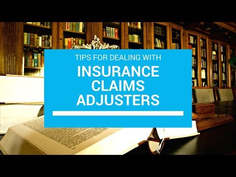 Tips For Dealing With Insurance Claims Adjusters Injury Law Firm