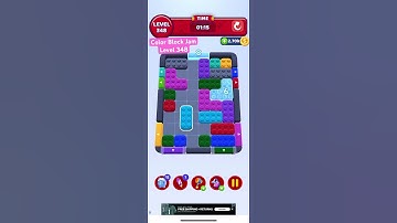 Color Block Jam Level 348 #colorblockjam #walkthrough #colorblockjamlevel #solution #braingames
