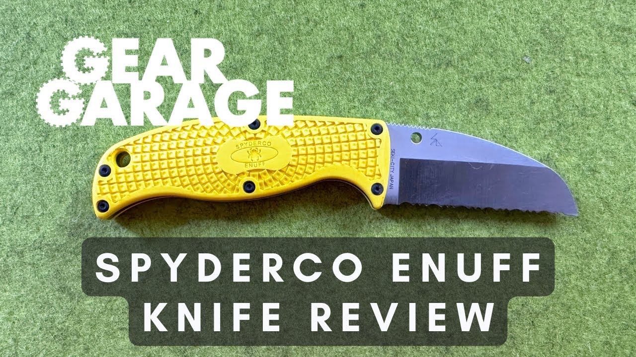 Spyderco Enuff Salt Sheepfoot Knife Review for Whitewater Paddlers and Rescuers