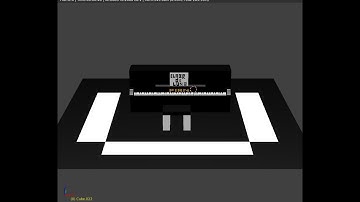 Piano Modeling and Animation in Blender Timelapse