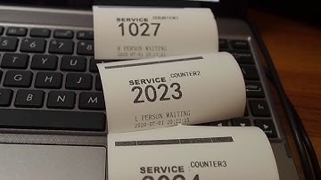 Queue Management System Demo (part 7) - 3 Ticket Counter