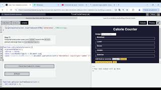 FreeCodeCamp - Aprende a validar formularios con la creación de un contador de calorías - Paso 71