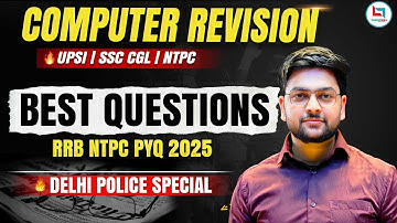 🔥 Computer Most Expected Questions 2025 | Delhi Police & RRB NTPC Computer Classes by Jeet Rana Sir