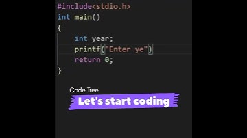 Program to check leap year | C Program | #shorts #programming #coding