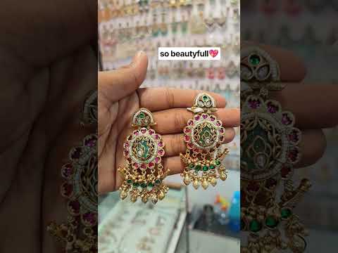 kundan earrings#nee trendyy#best 💖#primium💗🫶#shorts#viral#earings