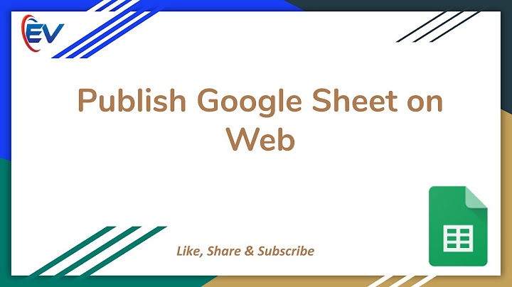 Publish to web Google sheet not showing