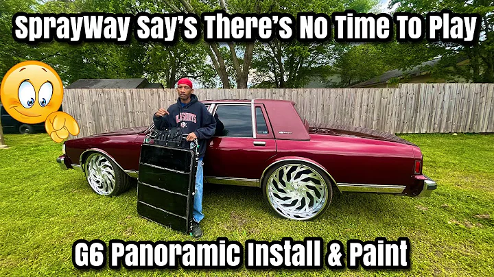 G6 Panoramic Sunroof Install & Paint On The Box Chevy Caprice LS Brougham On 26s Rucci WIRING IT UP