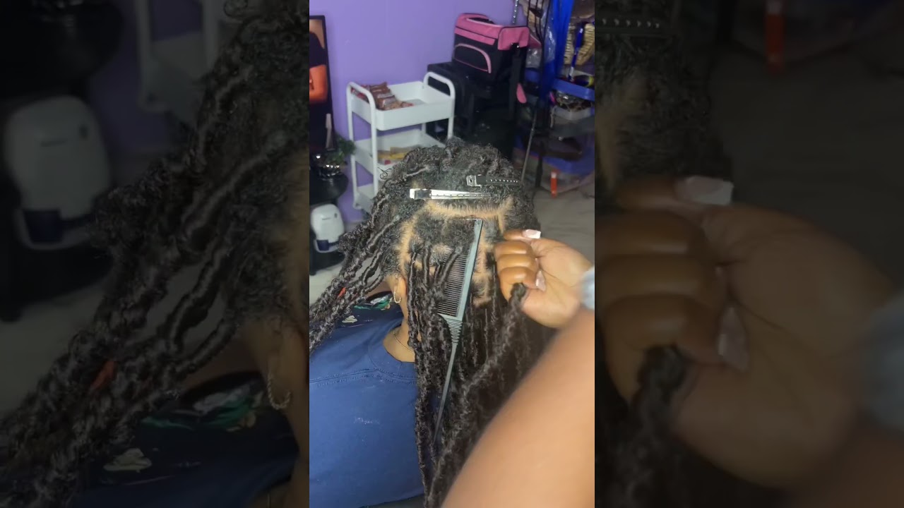 Soft Locs Touch up, Jolie style! 