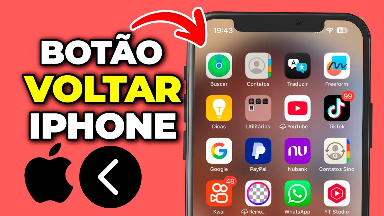 Como adicionar o botão Voltar no iPhone por (Gesto de deslizar) - YouTube