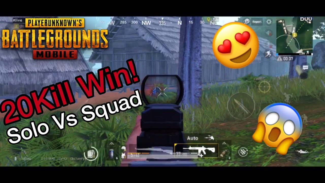 Solo Vs Squad 20 Kill Game Play [PUBG Mobile] - YouTube