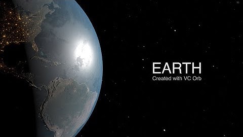 "Earth" - Using VC Orb to model the Earth in After Effects