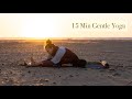 15 Min seated gentle yoga | sunset bliss