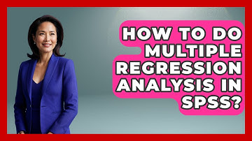 How To Do Multiple Regression Analysis In SPSS? - The Friendly Statistician