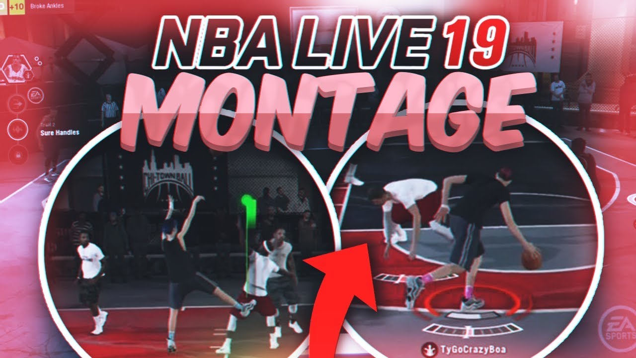 NBA LIVE 19 DRIBBLE GOD MONTAGE BEST PLAYER BUILD IN NBA LIVE 19 FEMALE POINT GAWD! NBA 2K19