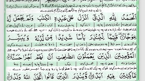 (2)سورة الکهف ۱-۲-۳-ایاتونه