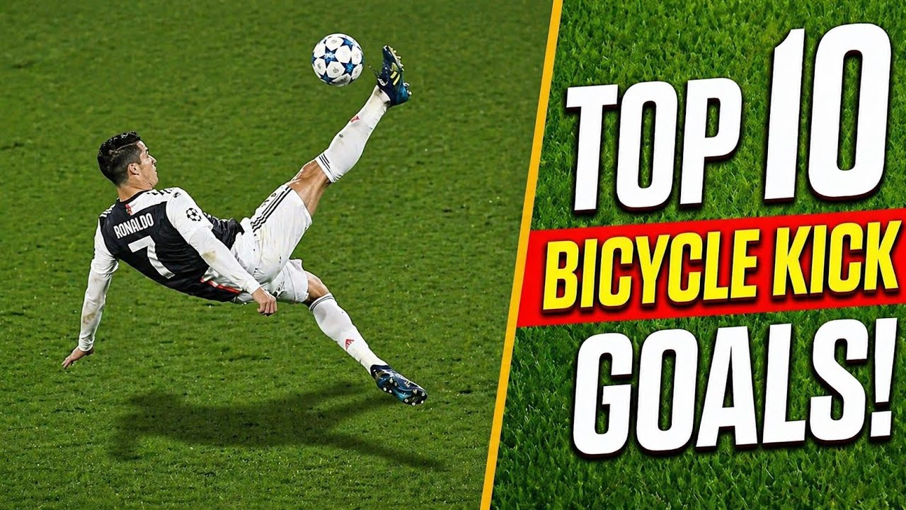 Top 10 INSANE Bicycle Kick Goals in Football History 🔥 - YouTube