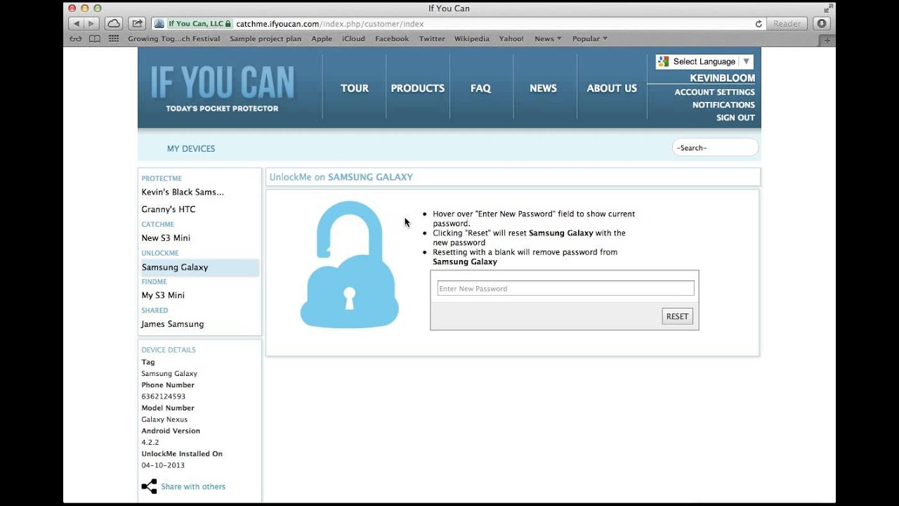 Unlockme Unlock Your Phone Or Change Its Password Remotely Youtube