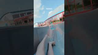 POV: Riding the Steel Water Slide at Atlantis #shorts #dorsten #waterslide