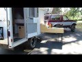 Off Road Cargo Trailer Conversion & Slide Out Kitchen