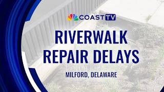 Milford Riverwalk damage remains a year later, repairs still ahead