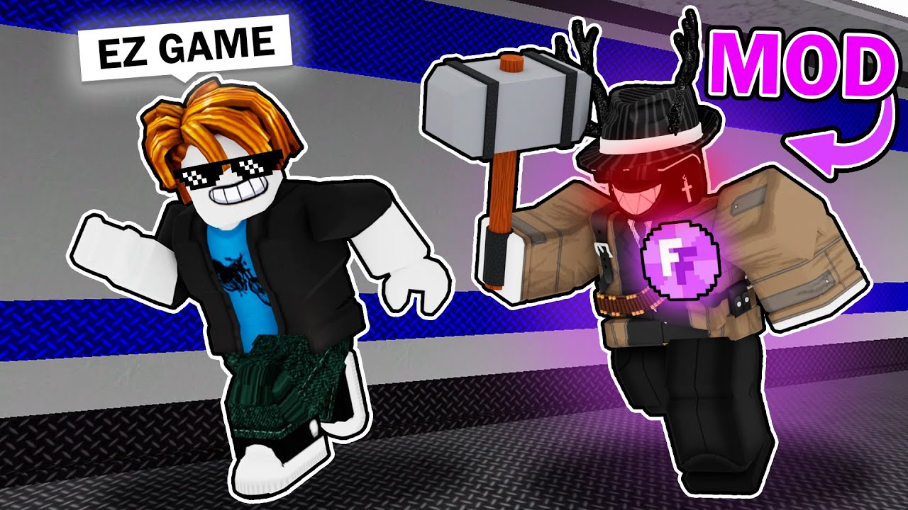 Making a MODERATOR Rage Quit in Roblox Flee the Facility!