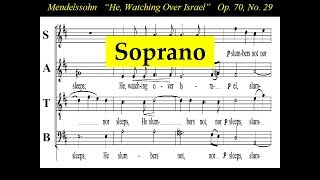 Mendelssohn - OP70 - Elijah -29 He Watching Over Israel - Soprano