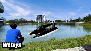 Wl915 Rc Boat Ski Modified Rocket Brushless Motor - Play With Sound On