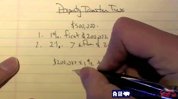 How to Calculate Property Transfer Tax