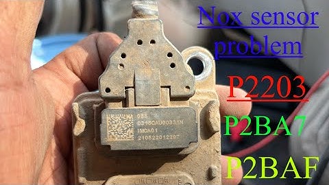 Mahindra jeeto not start E22 nox sensor wiring problem DTC p2203 p2BA7 p2BAF