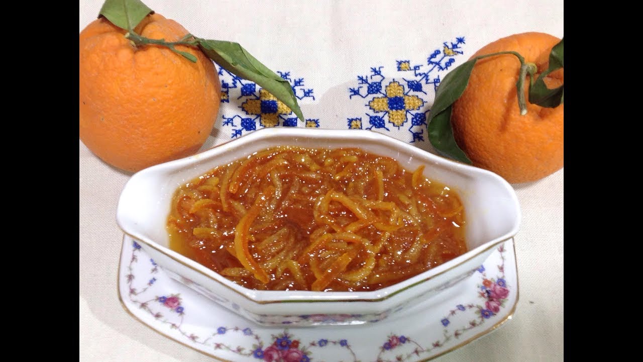 قشور البرتقال معسلين لتزيين وتحضير الحلويات  🍊🍊  Recette d'Oranges confites