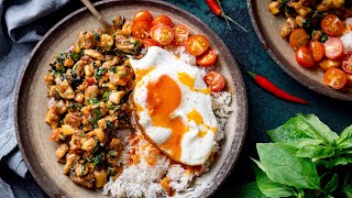 Thai basil is so good in this Thai basil chicken, or Pad Krapow Gai Recipe by Kitchen Sanctuary 29,715 views 1 month ago 2 minutes, 39 seconds