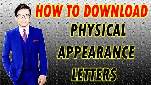 How to Download PST JEST Physical Appearance Letters | Educational Globe