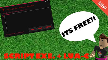 ROBLOX EXPLOIT: REIGN FULL LUA-C + SCRIPT EXECUTOR! (UNPATCHED)