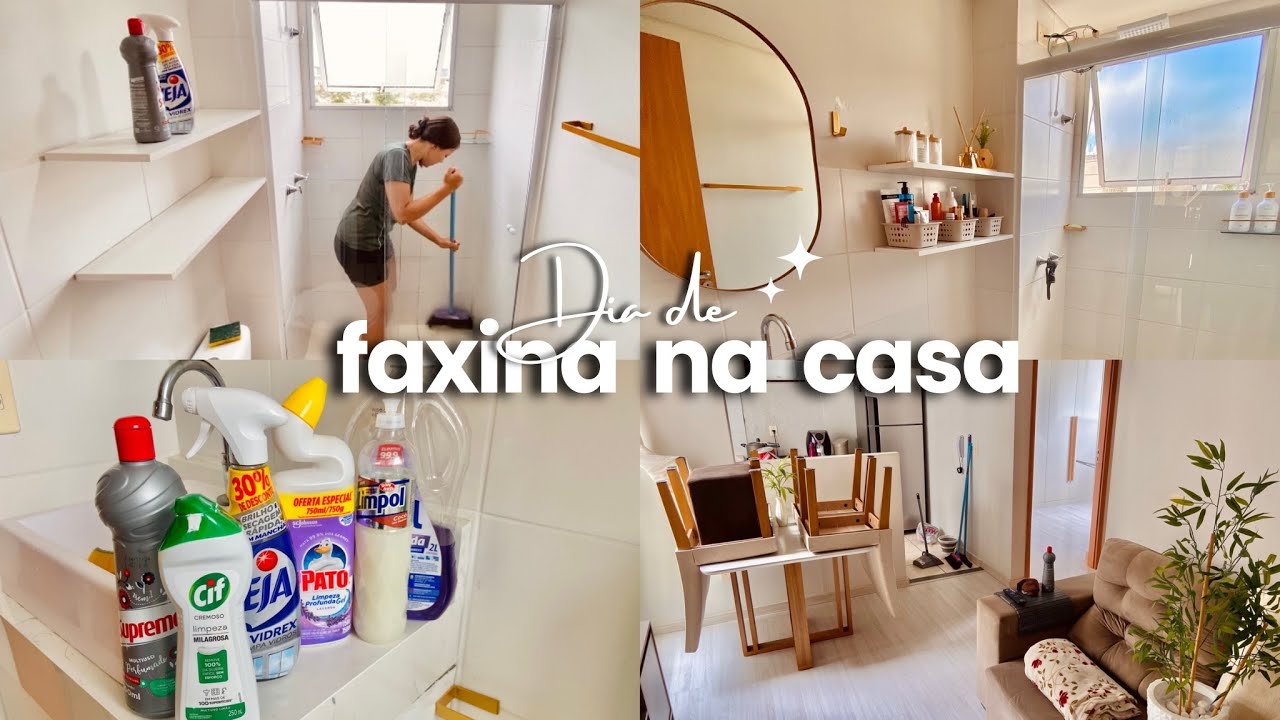 DIA DE FAXINA PESADA NA CASA 🫧🏠✨ organização completa, limpei tudo, estava precisando