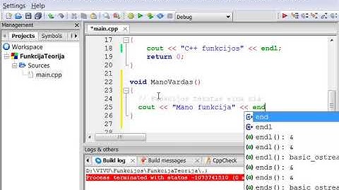 C++ funkcijų teorija ir pagrindiniai naudojimo principai